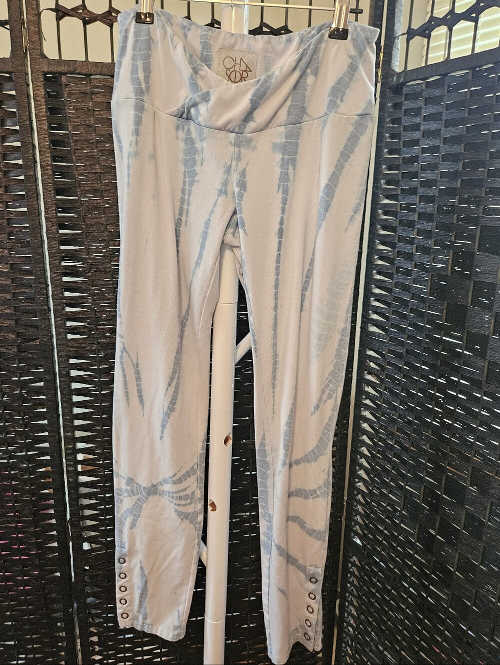 Chaser Low-rise Light Blue Tie-Dye Leggings